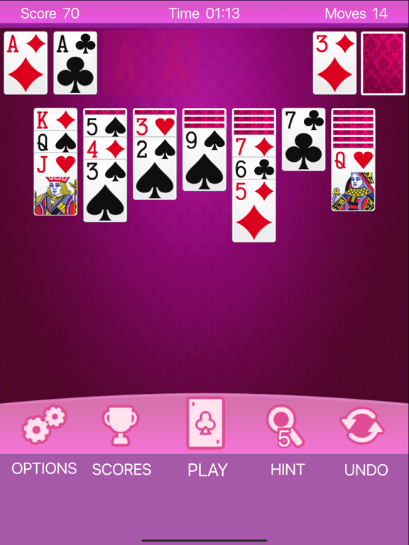 Pink Solitaire poster