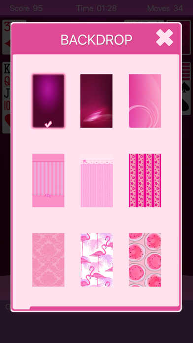 Pink Solitaire poster