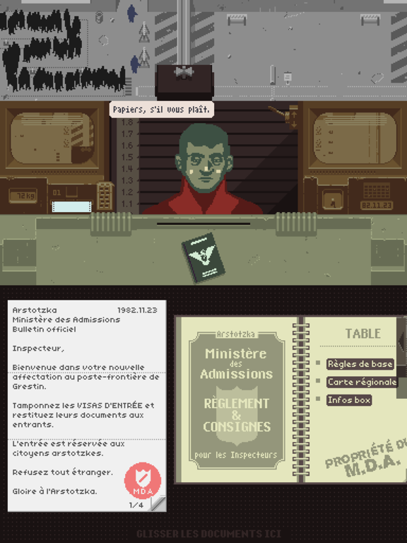 Papers, Please Affiche