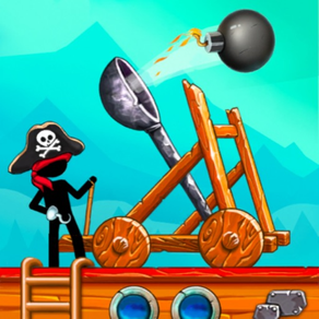 The Catapult: stickman game
