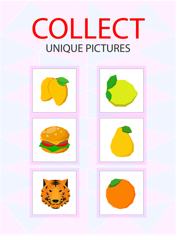 Poly artwork puzzle poster
