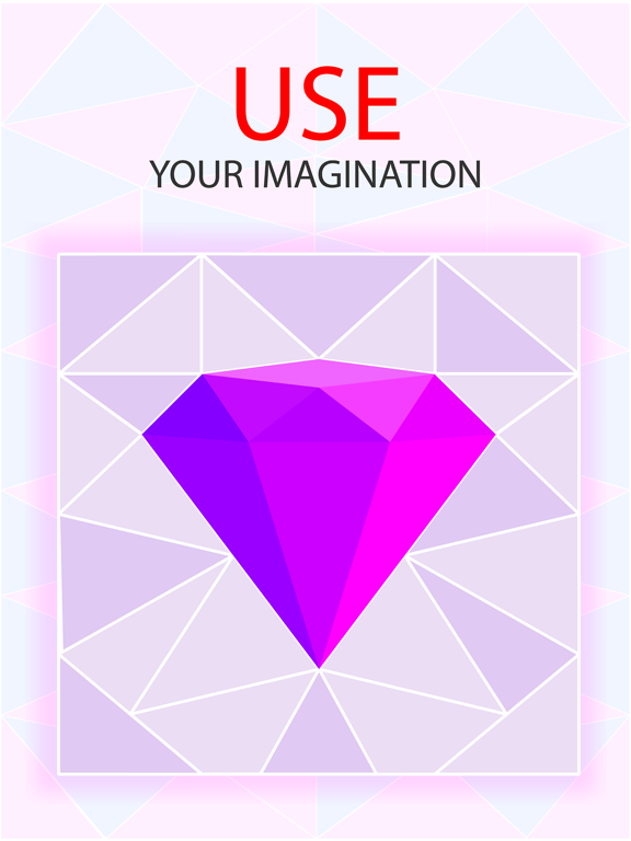 Poly artwork puzzle poster