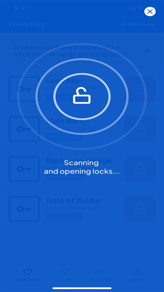 BLE Locking – digital keys poster