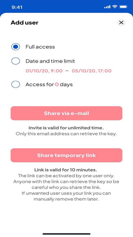 BLE Locking – digital keys poster