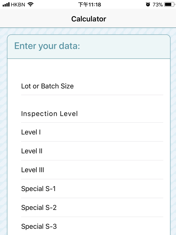 AQL Calculator 포스터