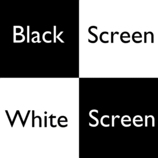 Black Screen White Screen for iOS (iPhone/iPad/iPod touch) Free