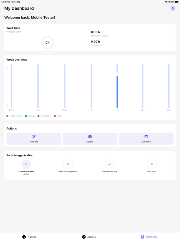 TimeChimp - Time Tracking poster