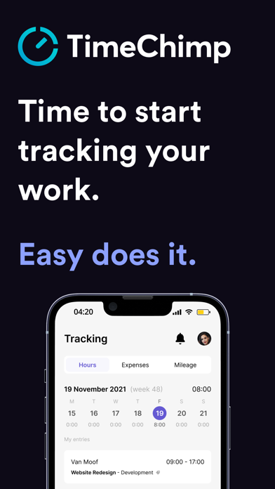 TimeChimp - Time Tracking poster