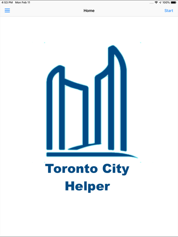 Toronto City Helper App poster