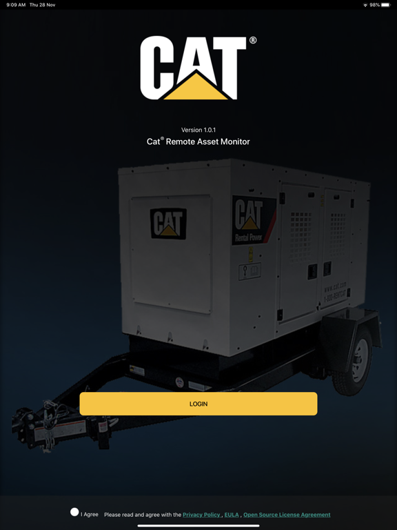 Cat® Remote Asset Monitor poster