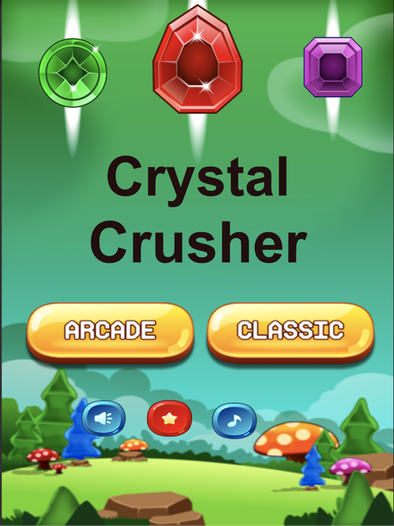 Crystal Crusher Match 3 puzzle Cartaz