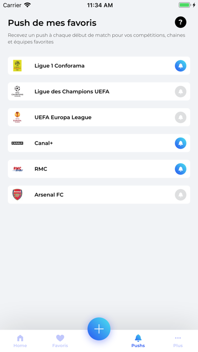 Programme Foot poster