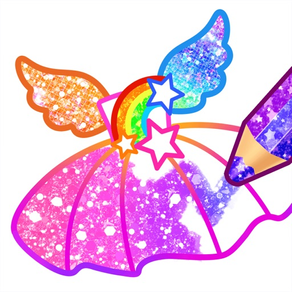 Coloring Glitter Princess