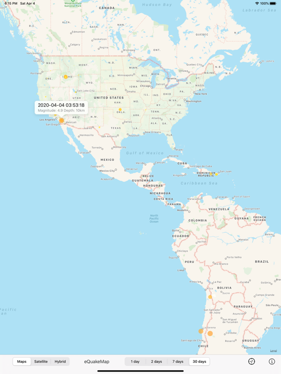 eQuakeMap Plakat
