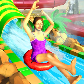 Jogo de toboágua Aqua Park 3D