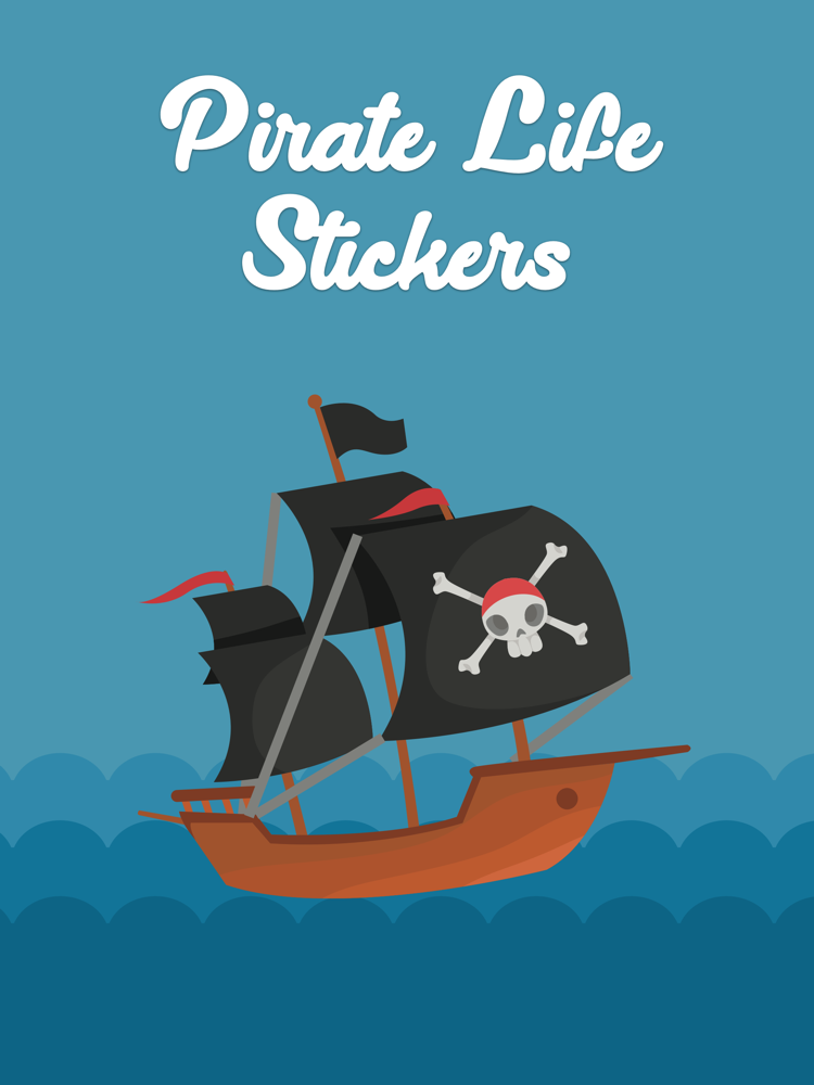 Pirate Life Stickers poster