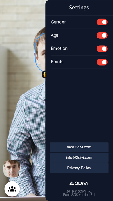 3DiVi Face Recognition poster