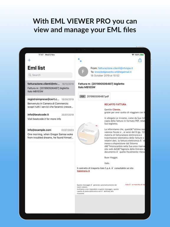 EML Viewer Pro file eml viewer الملصق