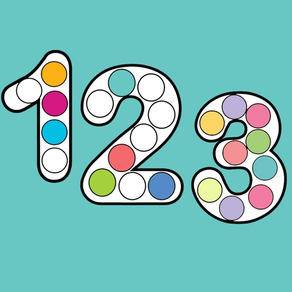 123 Numéros Dot Coloring Book