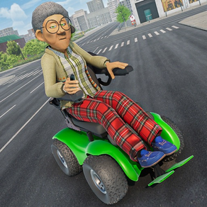 Granny Wheelie Driving Game