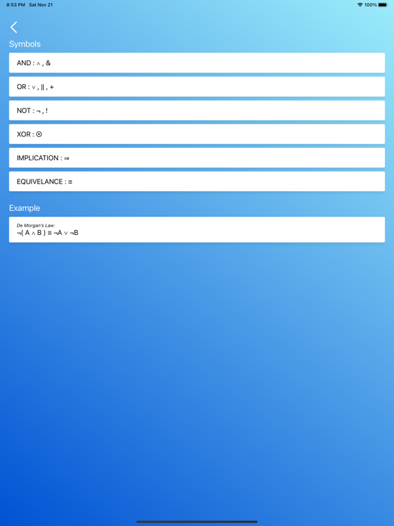 Truth Table Calculator poster
