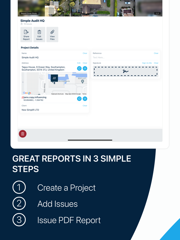 Simple Audit poster