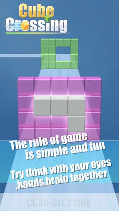 Cubes Crossing poster