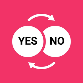 Yes and No Reverse Stickers