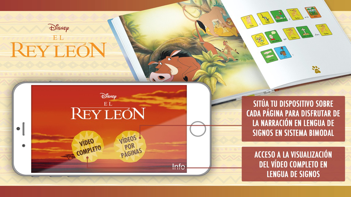 El Rey León Cuentos accesibles para todos for iOS (iPhone/iPad) - Free ...