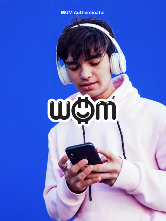 WOM Authenticator poster