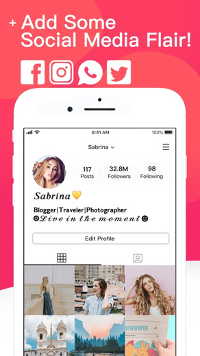 Fonts für IG & Social Apps