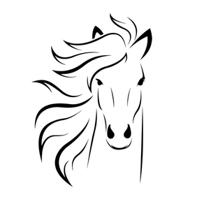 Sticker cheval