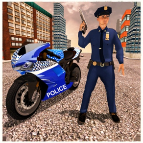 Persecución policías moto