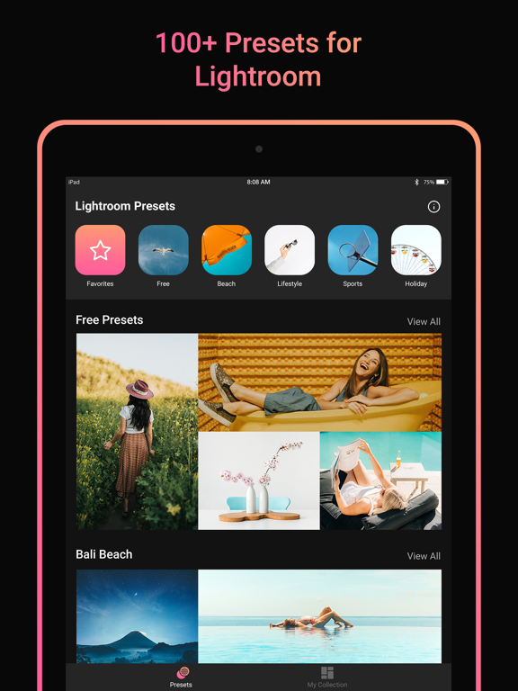 Photo Presets for Lightroom for iOS (iPhone/iPad/iPod touch) Free