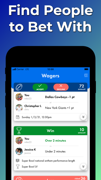 WagerLab - Sports Betting Game poster