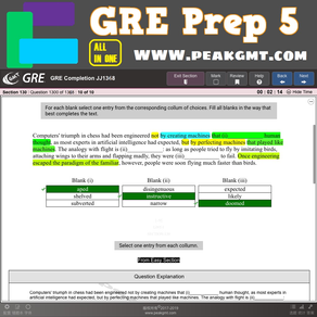 Practice 5 for GRE® Test