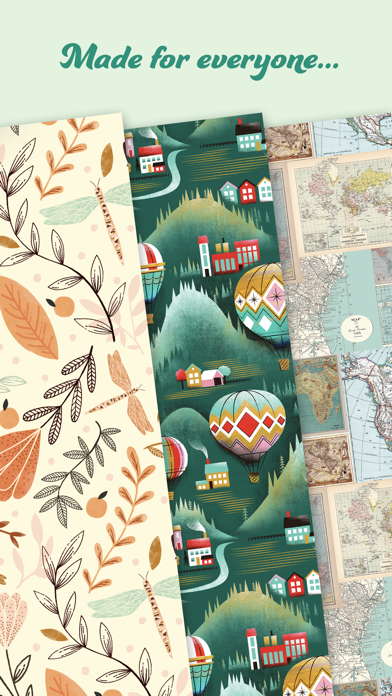Patterned poster
