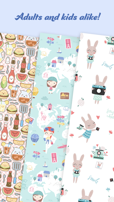 Patterned poster