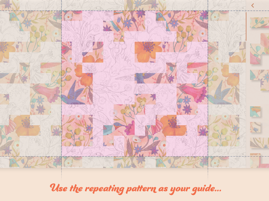 Patterned poster