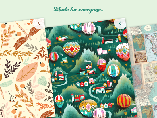 Patterned poster