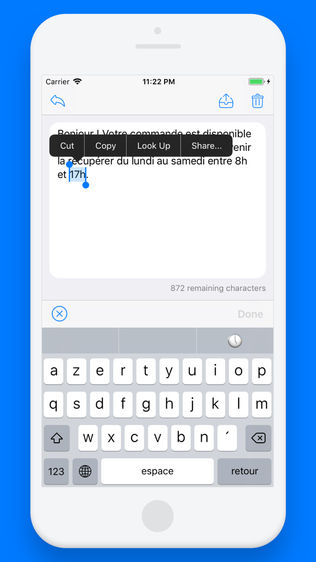 Texts poster