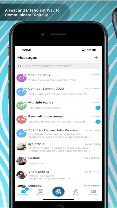 Connect - Remote Work Platform poster