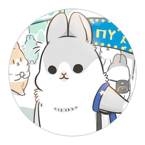 Rabbit Moji Pun Funny Stickers