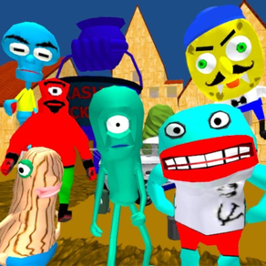 Plankton's Gang. Sponge Escape