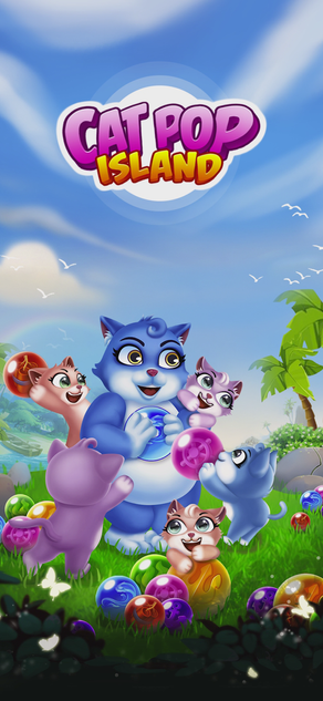 Cat Pop Island: Bubble Shooter