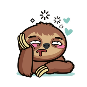 Sloth Emoticon Stickers