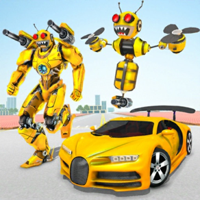 Bee Robot Transform Game 3D