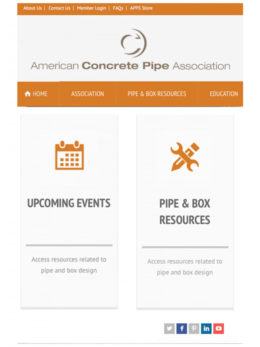 American Concrete Pipe Assoc. poster