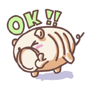 Sakaboo Pig Stickers for iMessage