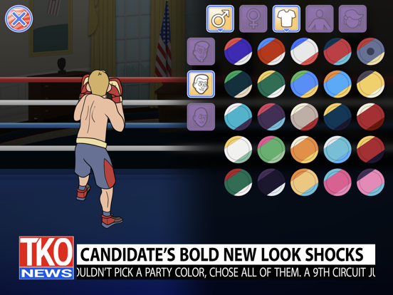 Election Year Knockout: Boxing poster